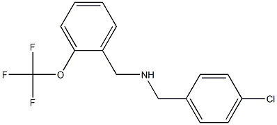 [(4-chlorophenyl)methyl]({[2-(trifluoromethoxy)phenyl]methyl})amine