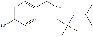 [(4-chlorophenyl)methyl]({2-[(dimethylamino)methyl]-2-methylpropyl})amine 化学構造式