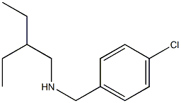 [(4-chlorophenyl)methyl](2-ethylbutyl)amine 化学構造式