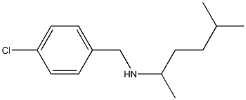 [(4-chlorophenyl)methyl](5-methylhexan-2-yl)amine Structure