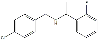 [(4-chlorophenyl)methyl][1-(2-fluorophenyl)ethyl]amine Structure