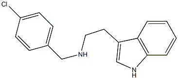 [(4-chlorophenyl)methyl][2-(1H-indol-3-yl)ethyl]amine Structure