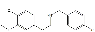 [(4-chlorophenyl)methyl][2-(3,4-dimethoxyphenyl)ethyl]amine Structure