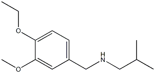 [(4-ethoxy-3-methoxyphenyl)methyl](2-methylpropyl)amine Structure