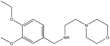 [(4-ethoxy-3-methoxyphenyl)methyl][2-(morpholin-4-yl)ethyl]amine Structure