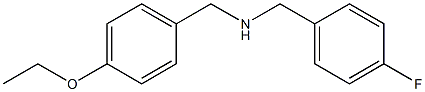 [(4-ethoxyphenyl)methyl][(4-fluorophenyl)methyl]amine Structure