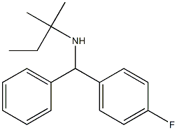 [(4-fluorophenyl)(phenyl)methyl](2-methylbutan-2-yl)amine