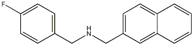 [(4-fluorophenyl)methyl](naphthalen-2-ylmethyl)amine Structure