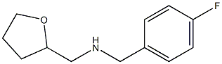 [(4-fluorophenyl)methyl](oxolan-2-ylmethyl)amine Structure