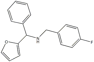 [(4-fluorophenyl)methyl][furan-2-yl(phenyl)methyl]amine|