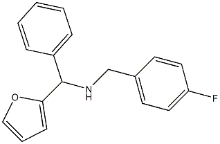  [(4-fluorophenyl)methyl][furan-2-yl(phenyl)methyl]amine