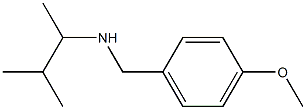 [(4-methoxyphenyl)methyl](3-methylbutan-2-yl)amine,,结构式