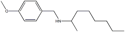 [(4-methoxyphenyl)methyl](octan-2-yl)amine,,结构式