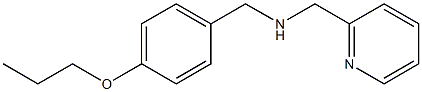 [(4-propoxyphenyl)methyl](pyridin-2-ylmethyl)amine|