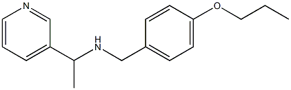 [(4-propoxyphenyl)methyl][1-(pyridin-3-yl)ethyl]amine