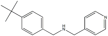 [(4-tert-butylphenyl)methyl](pyridin-4-ylmethyl)amine,,结构式
