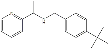 [(4-tert-butylphenyl)methyl][1-(pyridin-2-yl)ethyl]amine Struktur