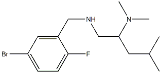 [(5-bromo-2-fluorophenyl)methyl][2-(dimethylamino)-4-methylpentyl]amine Structure