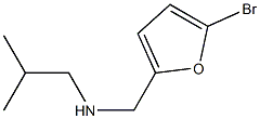 [(5-bromofuran-2-yl)methyl](2-methylpropyl)amine 化学構造式