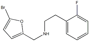 [(5-bromofuran-2-yl)methyl][2-(2-fluorophenyl)ethyl]amine Structure
