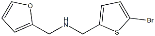 [(5-bromothiophen-2-yl)methyl](furan-2-ylmethyl)amine 化学構造式