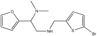 [(5-bromothiophen-2-yl)methyl][2-(dimethylamino)-2-(furan-2-yl)ethyl]amine Structure