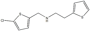 [(5-chlorothiophen-2-yl)methyl][2-(thiophen-2-yl)ethyl]amine Structure