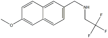 [(6-methoxynaphthalen-2-yl)methyl](2,2,2-trifluoroethyl)amine Structure