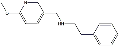 [(6-methoxypyridin-3-yl)methyl](2-phenylethyl)amine 结构式