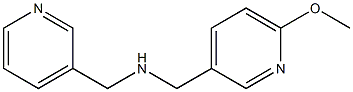 [(6-methoxypyridin-3-yl)methyl](pyridin-3-ylmethyl)amine 化学構造式