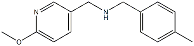  [(6-methoxypyridin-3-yl)methyl][(4-methylphenyl)methyl]amine