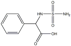 [(aminosulfonyl)amino](phenyl)acetic acid Structure