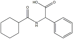 [(cyclohexylcarbonyl)amino](phenyl)acetic acid 结构式