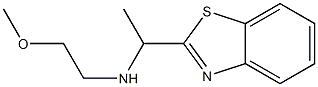 [1-(1,3-benzothiazol-2-yl)ethyl](2-methoxyethyl)amine 结构式