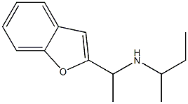 [1-(1-benzofuran-2-yl)ethyl](butan-2-yl)amine,,结构式