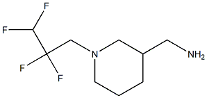 [1-(2,2,3,3-tetrafluoropropyl)piperidin-3-yl]methanamine|