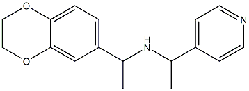 [1-(2,3-dihydro-1,4-benzodioxin-6-yl)ethyl][1-(pyridin-4-yl)ethyl]amine