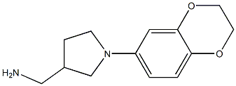 [1-(2,3-dihydro-1,4-benzodioxin-6-yl)pyrrolidin-3-yl]methylamine