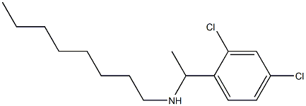 [1-(2,4-dichlorophenyl)ethyl](octyl)amine Structure