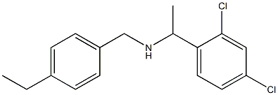 [1-(2,4-dichlorophenyl)ethyl][(4-ethylphenyl)methyl]amine