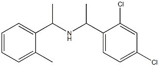 [1-(2,4-dichlorophenyl)ethyl][1-(2-methylphenyl)ethyl]amine Struktur