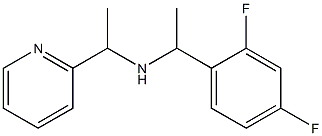 [1-(2,4-difluorophenyl)ethyl][1-(pyridin-2-yl)ethyl]amine Structure