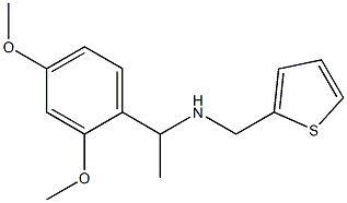 [1-(2,4-dimethoxyphenyl)ethyl](thiophen-2-ylmethyl)amine