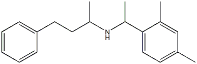 [1-(2,4-dimethylphenyl)ethyl](4-phenylbutan-2-yl)amine 化学構造式