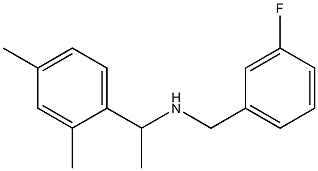 [1-(2,4-dimethylphenyl)ethyl][(3-fluorophenyl)methyl]amine