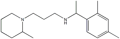 [1-(2,4-dimethylphenyl)ethyl][3-(2-methylpiperidin-1-yl)propyl]amine Structure