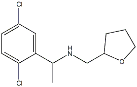 [1-(2,5-dichlorophenyl)ethyl](oxolan-2-ylmethyl)amine Struktur