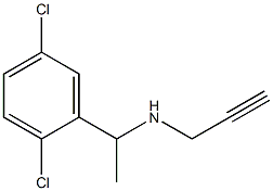 [1-(2,5-dichlorophenyl)ethyl](prop-2-yn-1-yl)amine Structure