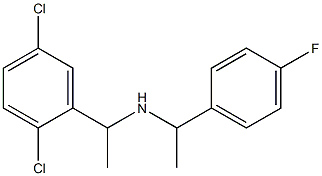 [1-(2,5-dichlorophenyl)ethyl][1-(4-fluorophenyl)ethyl]amine Struktur