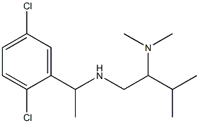 [1-(2,5-dichlorophenyl)ethyl][2-(dimethylamino)-3-methylbutyl]amine Structure